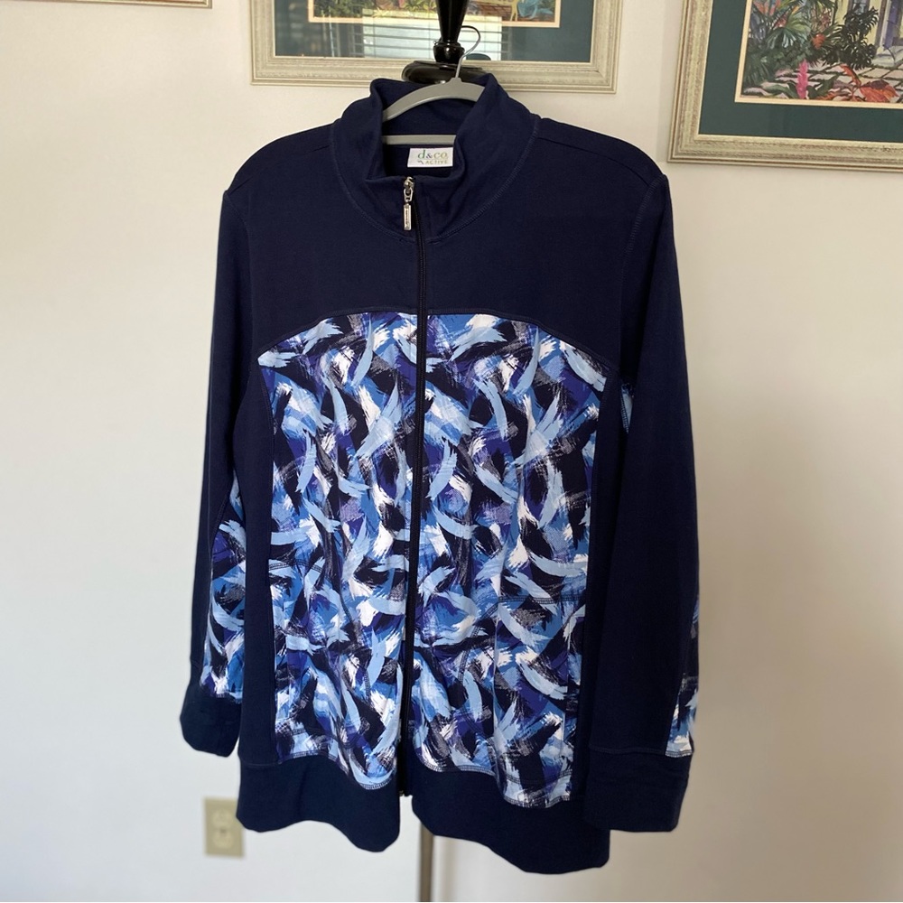 D&Co Abstract Design Jacket 2X